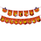 Orange Happy Halloween Square Banner