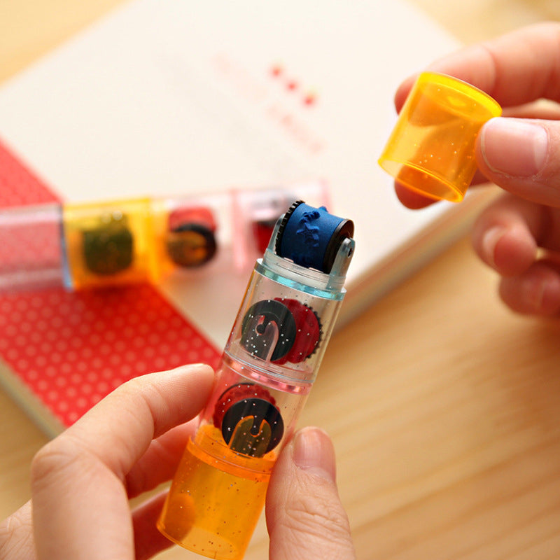 Creative Cute Roller Stamp Colour Stationery