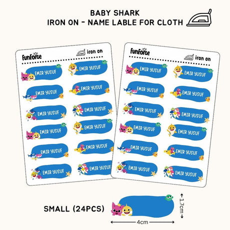 [ Iron on ] Name label