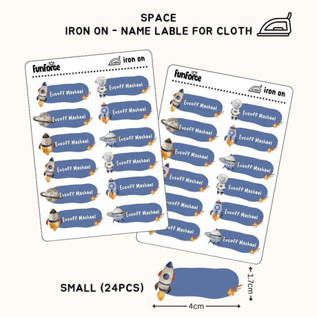 [ Iron on ] Name label