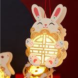 DIY Bunny Design Mid-Autumn Paper Lantern Individual