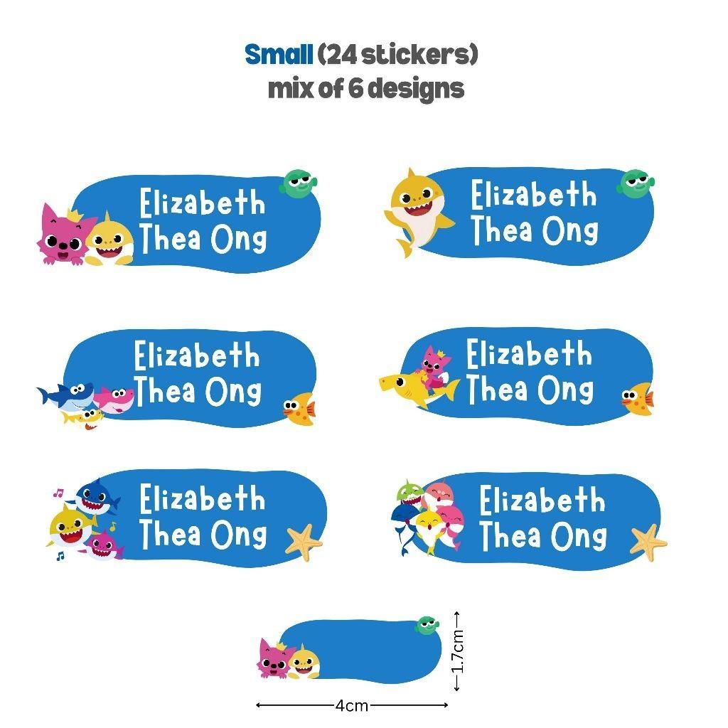 [ Sticker ] Personalised Waterproof Name Sticker Set