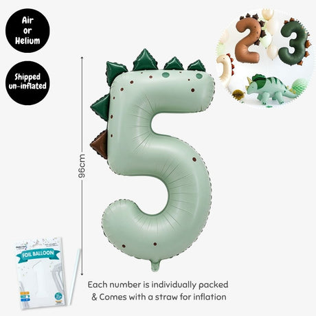 Personalised Dinosaur Theme Birthday Balloon Party Balloon Banner Decoration