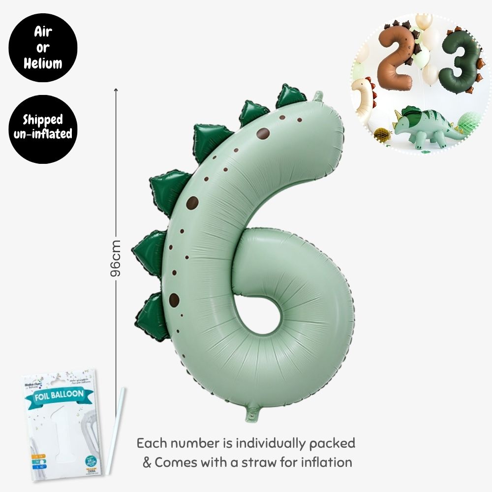 Personalised Dinosaur Theme Birthday Balloon Party Balloon Banner Decoration