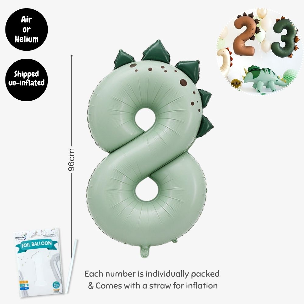 Personalised Dinosaur Theme Birthday Balloon Party Balloon Banner Decoration
