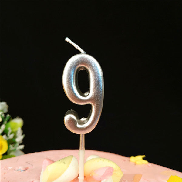 Minimalist Number candle