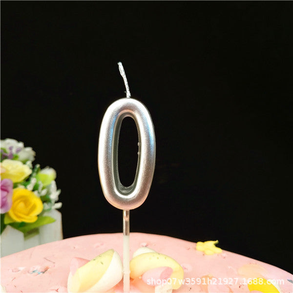 Minimalist Number candle