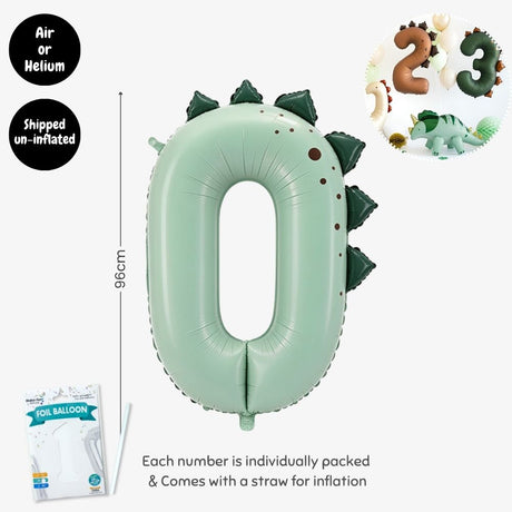 Personalised Dinosaur Theme Birthday Balloon Party Balloon Banner Decoration