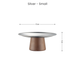 Stainless Steel Acacia Cake Stand Wooden Cake Stand