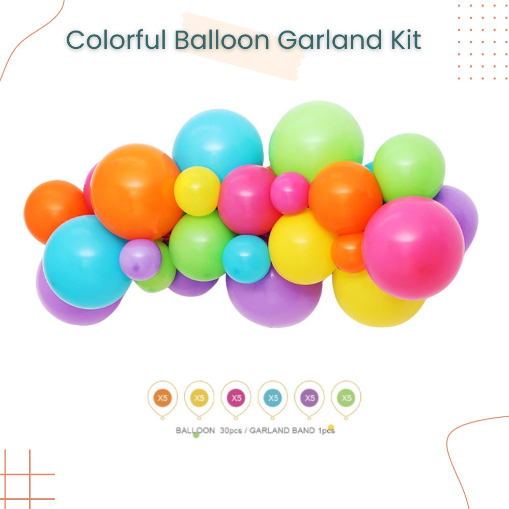 2m Colorful Garland Kit