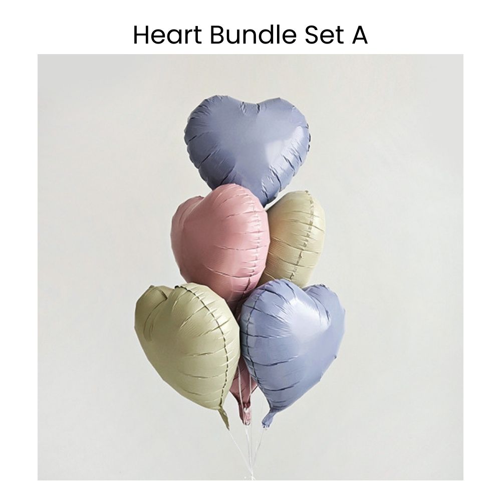 Helium Inflated - Heart Balloon Bouquet [FB-112]