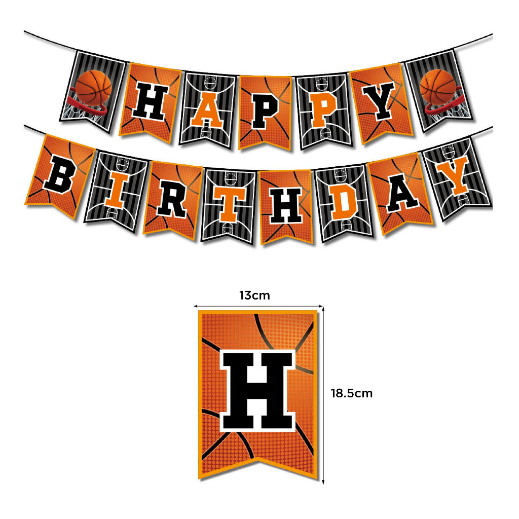 Basketball Balloon Birthday Set 1