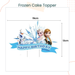 Disposable Frozen Elsa Anna Theme Tableware