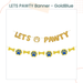Puppy IT'S MY BDAY MOTHER PUPPERS & LETS PAWTY Decoration Banner for Birthday Party