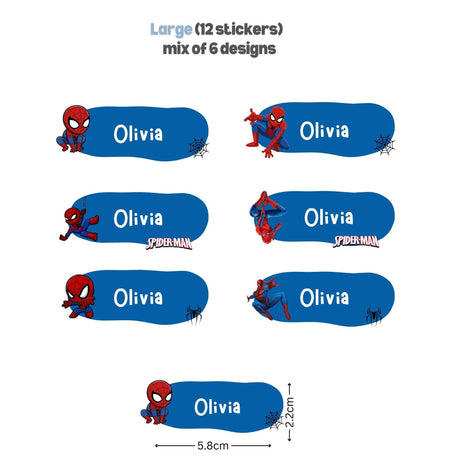 [ Sticker ] Personalised Waterproof Name Sticker Set