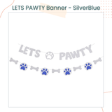 Puppy IT'S MY BDAY MOTHER PUPPERS & LETS PAWTY Decoration Banner for Birthday Party