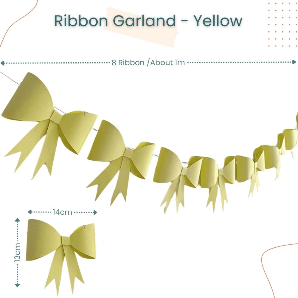 Macaroon Cute Ribbon Garland Decoration