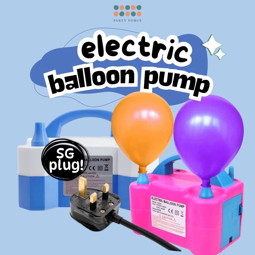Electric Balloon Pump with Twin Nozzle (Not Helium Tank gas)