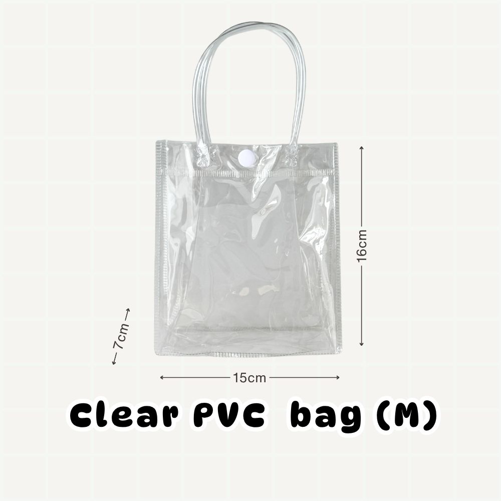 PVC Transparent Goodie Bag cute clear gift bag for birthday party event