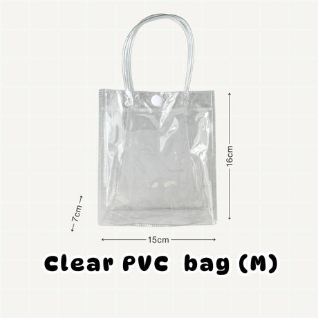 PVC Transparent Goodie Bag cute clear gift bag for birthday party event