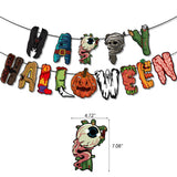 Scary Horror Happy Halloween Banner