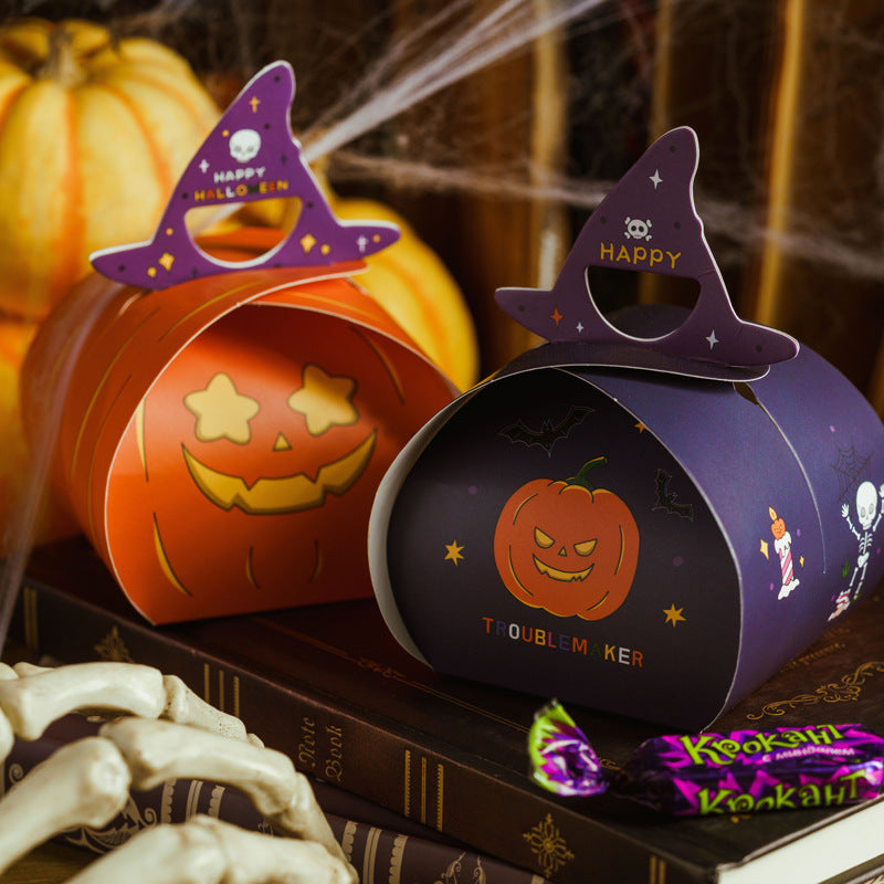 Halloween Ghost Pumpkin Candy Gift Box