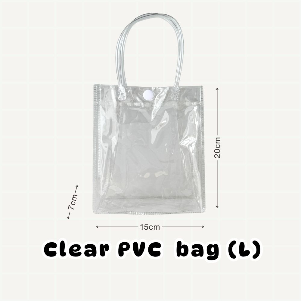 PVC Transparent Goodie Bag cute clear gift bag for birthday party event
