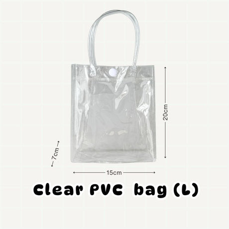 PVC Transparent Goodie Bag cute clear gift bag for birthday party event