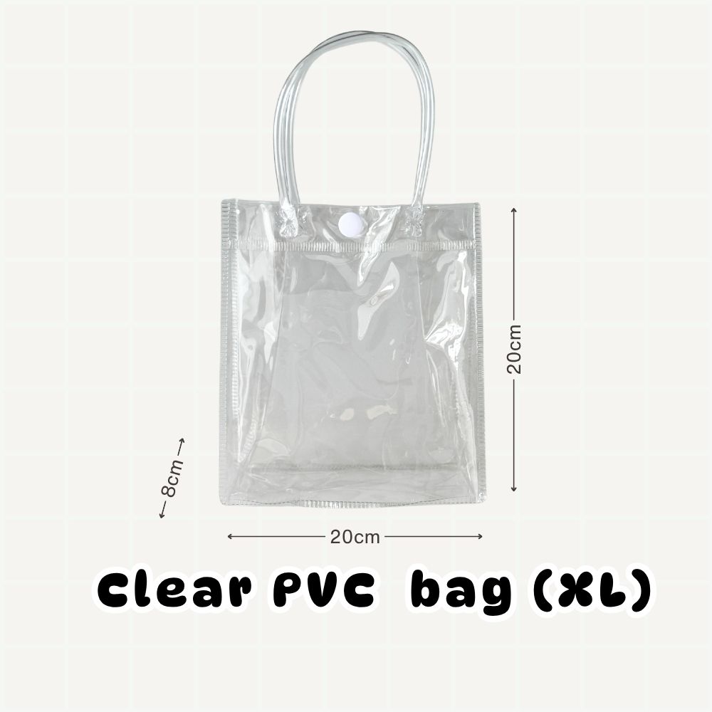 PVC Transparent Goodie Bag cute clear gift bag for birthday party event