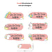 [ Sticker ] Personalised Waterproof Name Sticker Set