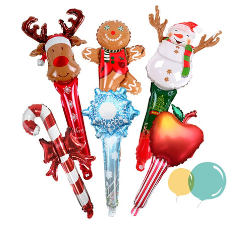 [SG Instock] Halloween Handheld Balloon Headband Dress Up Prop Foil Balloon Gift Party Decoration