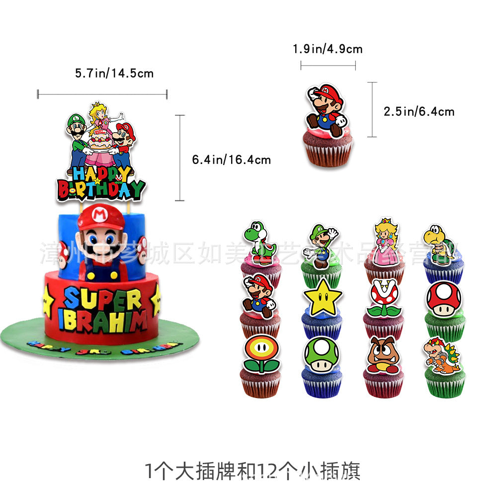 Super Mario Balloons Birthday Pack Set 3