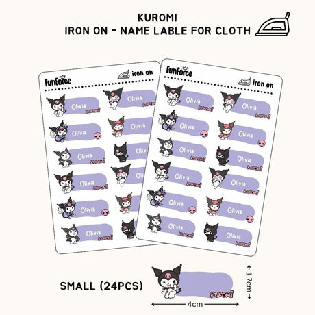 [ Iron on ] Name label