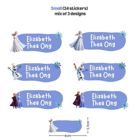 [ Sticker ] Personalised Waterproof Name Sticker Set