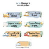 [ Sticker ] Personalised Waterproof Name Sticker Set