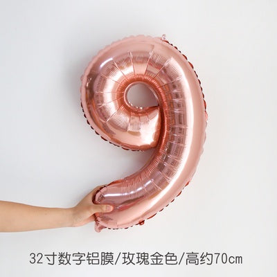 All 32inch Number Balloon No Helium 32 inch Number Balloon