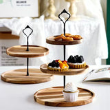 Wooden Tray 2 Tier 3 Tier Cupcake Stand