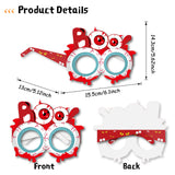 Halloween Decorative Paper Glasses (8pcs/set)