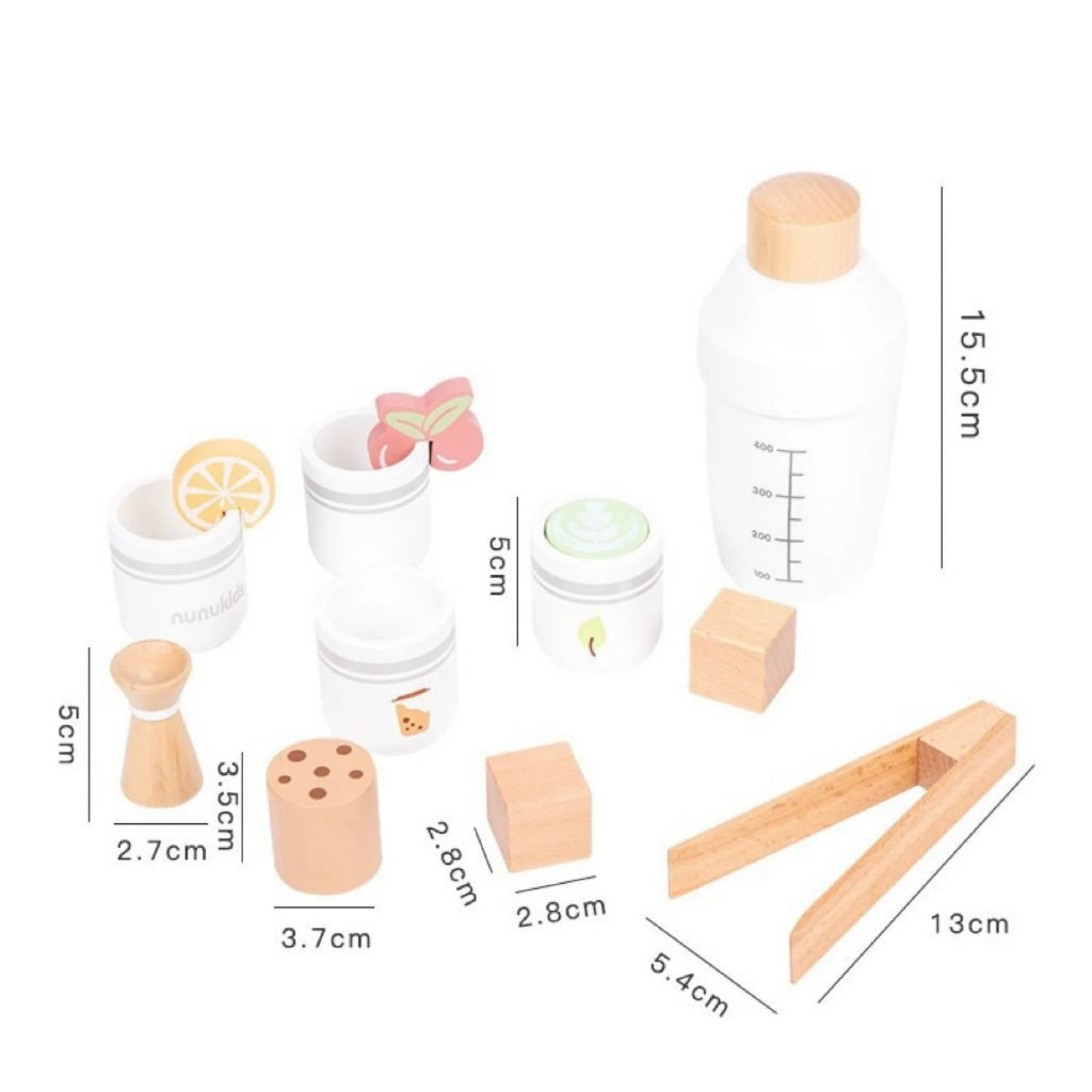 Mini Milk Tea Wooden Play Set