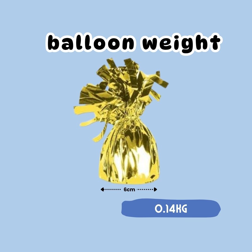 Solid Balloons Weight - Gold