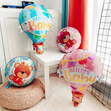 Welcome Hot Air Balloon Foil Balloon - Pink