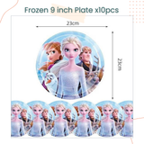 Disposable Frozen Elsa Anna Theme Tableware