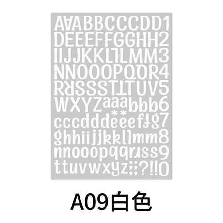 A to Z Alphabets Letters Craft Stickers