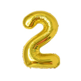 32 inch Gold Number Foil Balloon