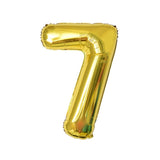 32 inch Gold Number Foil Balloon