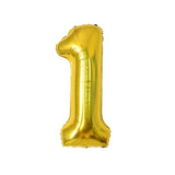 32 inch Gold Number Foil Balloon