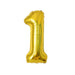 32 inch Gold Number Foil Balloon