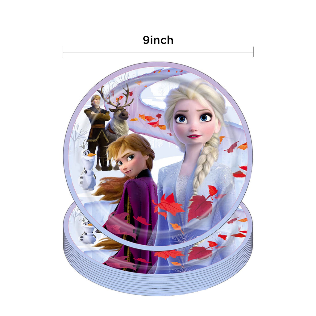 Disposable Frozen Elsa Anna Theme Tableware