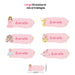 [ Sticker ] Personalised Waterproof Name Sticker Set