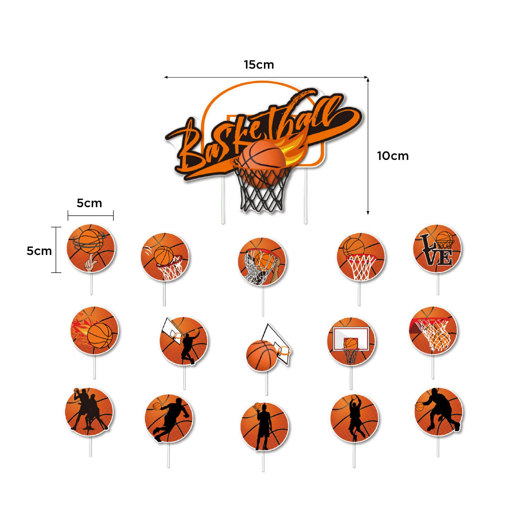 Basketball Balloon Birthday Set 1